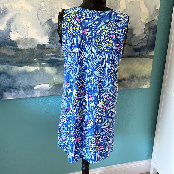 Lily Pulitzer M 100 % Cotton Like  New Bright Vibrant Color - Picture 5 of 7